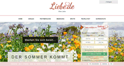Desktop Screenshot of liebe.de
