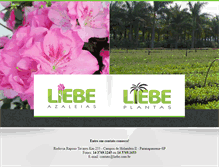 Tablet Screenshot of liebe.com.br